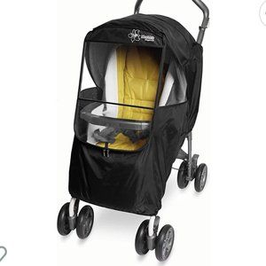 Manito Elegance Plus Stroller Weather Shield/Rain Cover, Black
